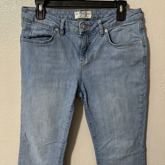 We The Free People Jeans Women's Size 29 Blue‎ Bootcut Straight Light Wash Denim - Picture 2 of 6